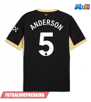 Lacne Muži Futbalové dres Manchester City Elliot Anderson #5 2026-27 Krátky Rukáv - Preč
